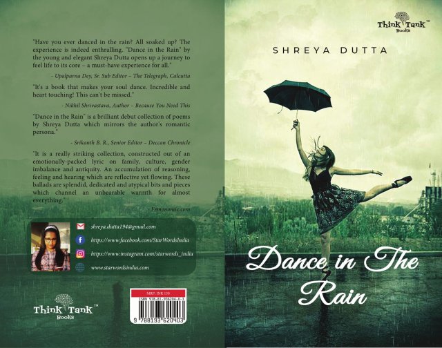 Dance in the rain, Shreya Dutta, fame writes, poetry, Khyati Gautam, All about fame
